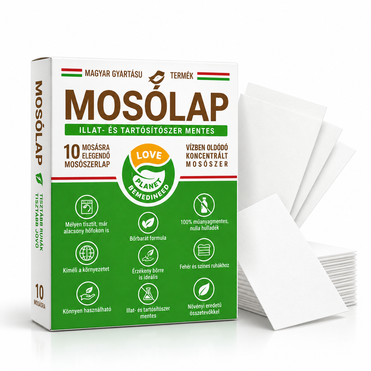 Mosólap 10db-os, Love Planet